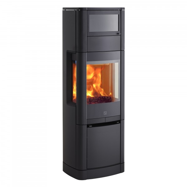 65-5 mit Seitenfenstern, mit Backofen, in schwarz