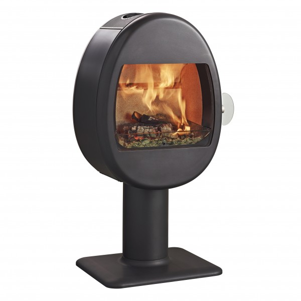 66-2 PEDESTAL mit Standfuß in schwarz